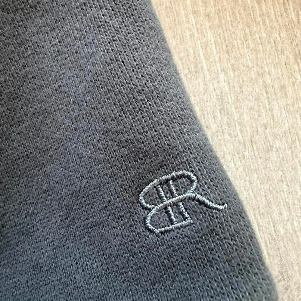 Banana republic mens xxl charcoal Quarter Zip Pullover
